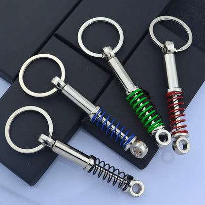 Creative Metal Car Keychain — Zinc Alloy Turbo, Gearbox & Brake Disc Pendant for Men’s Birthday or Dad Gift