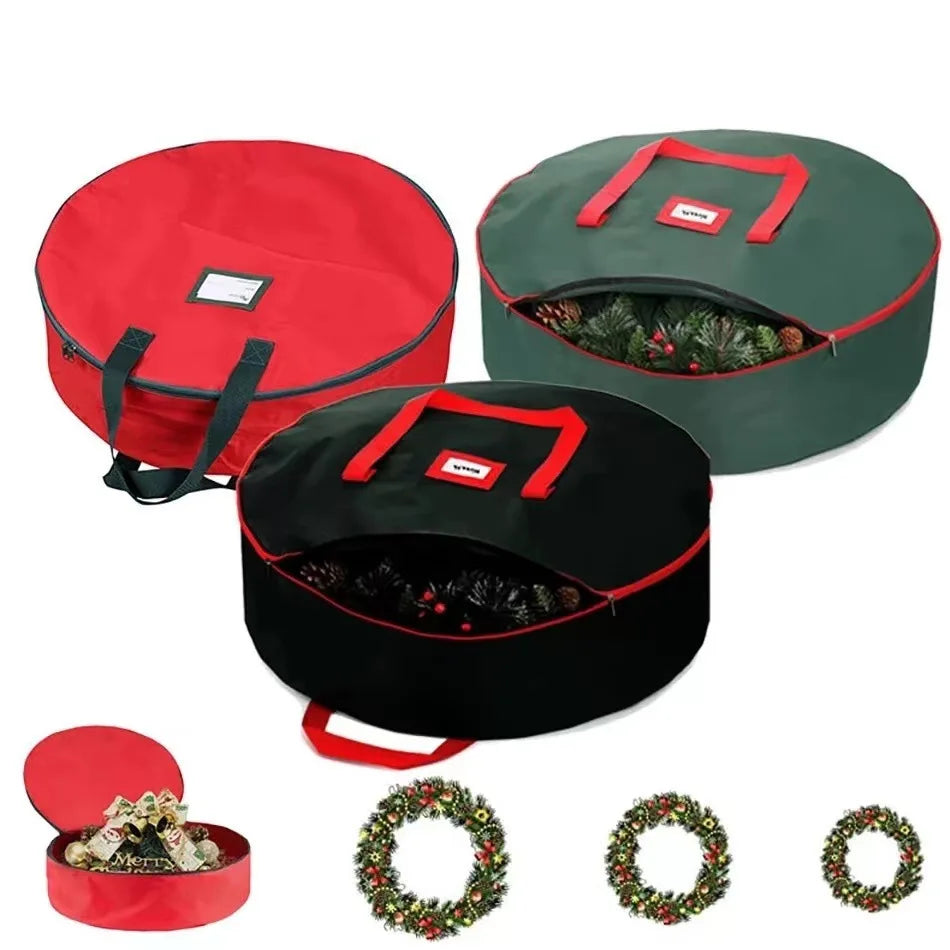 Christmas Tree Storage Bag – Heavy Duty Oxford Fabric Waterproof Dustproof Zippered Container