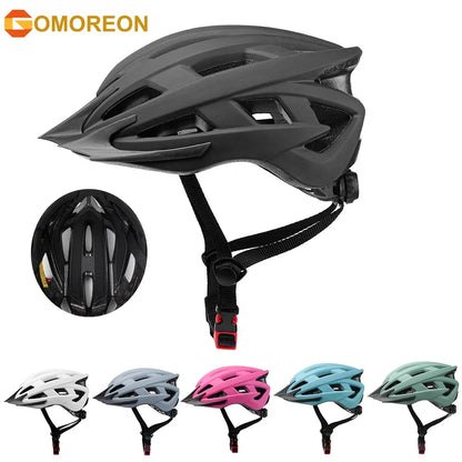 Bike Helmet for Adults - Lightweight with Adjustable Side & Chin Strap, Fits 58-62cm, Men & Women Cycling Accessories