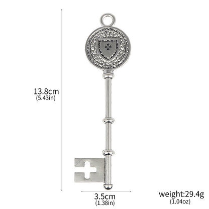 Resident Evil Remake RPD Key Set - Raccoon Police Department Logo Keychain and Cosplay Accessories Gift