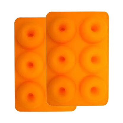 6-Hole Silicone Donut & Bagel Mold – Non-Stick Heat-Resistant Mini Cupcake & Doughnut Baking Pan Tool