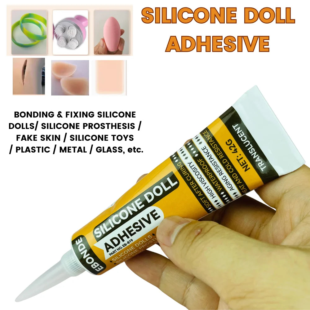 Strong Adhesive Glue - Multi-Surface Repair Glue for Silicone, Plastic, Metal, Glass, Dolls, Prosthetics, and Toys