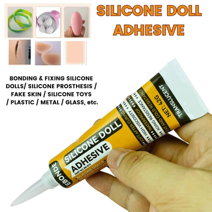 Strong Adhesive Glue - Multi-Surface Repair Glue for Silicone, Plastic, Metal, Glass, Dolls, Prosthetics, and Toys