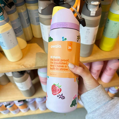 32oz Insulated Stainless Steel Water Bottle with Straw – BPA-Free Sports Bottle, Perfect for Travel
