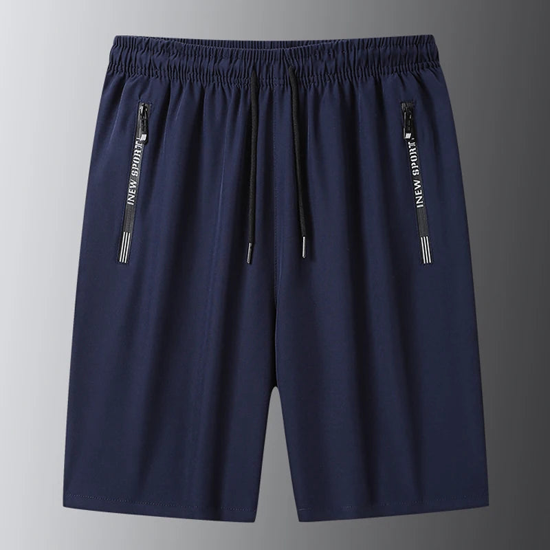 Men's Summer Sport Shorts – Cool Running, Gym & Fitness Training Shorts in Black and Gray