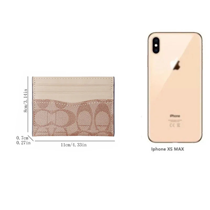 Luxury PU Leather Wallet for Women – Multi-Function Card Holder & Small Purse | Stylish Women's Card Bag