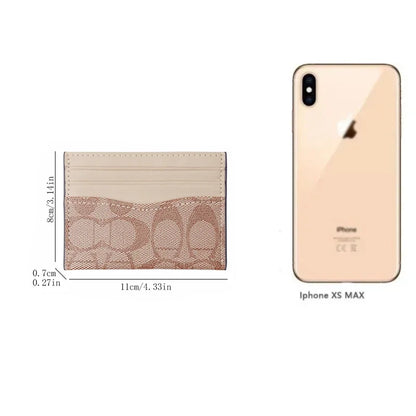 Luxury PU Leather Wallet for Women – Multi-Function Card Holder & Small Purse | Stylish Women's Card Bag