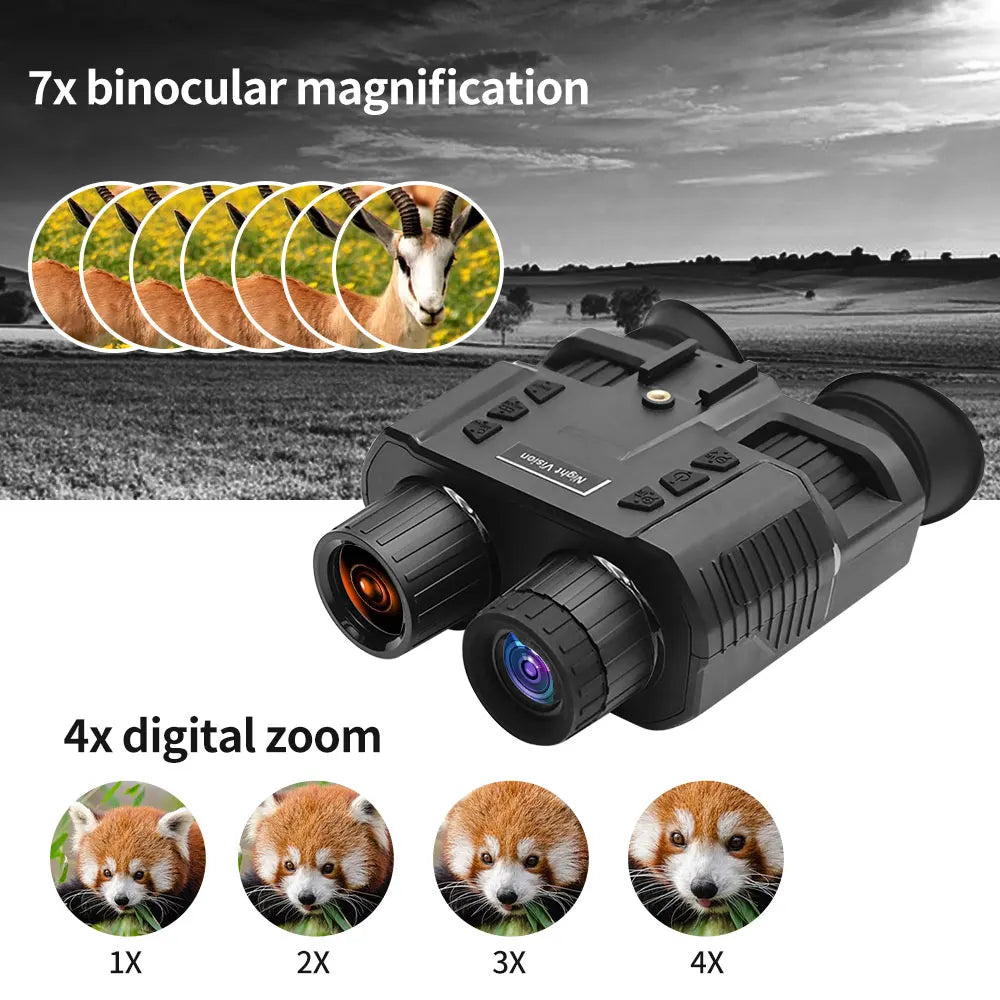 NV8000 3D Night Vision Binocular Goggles – Hunting Goggles for Helmet Mount