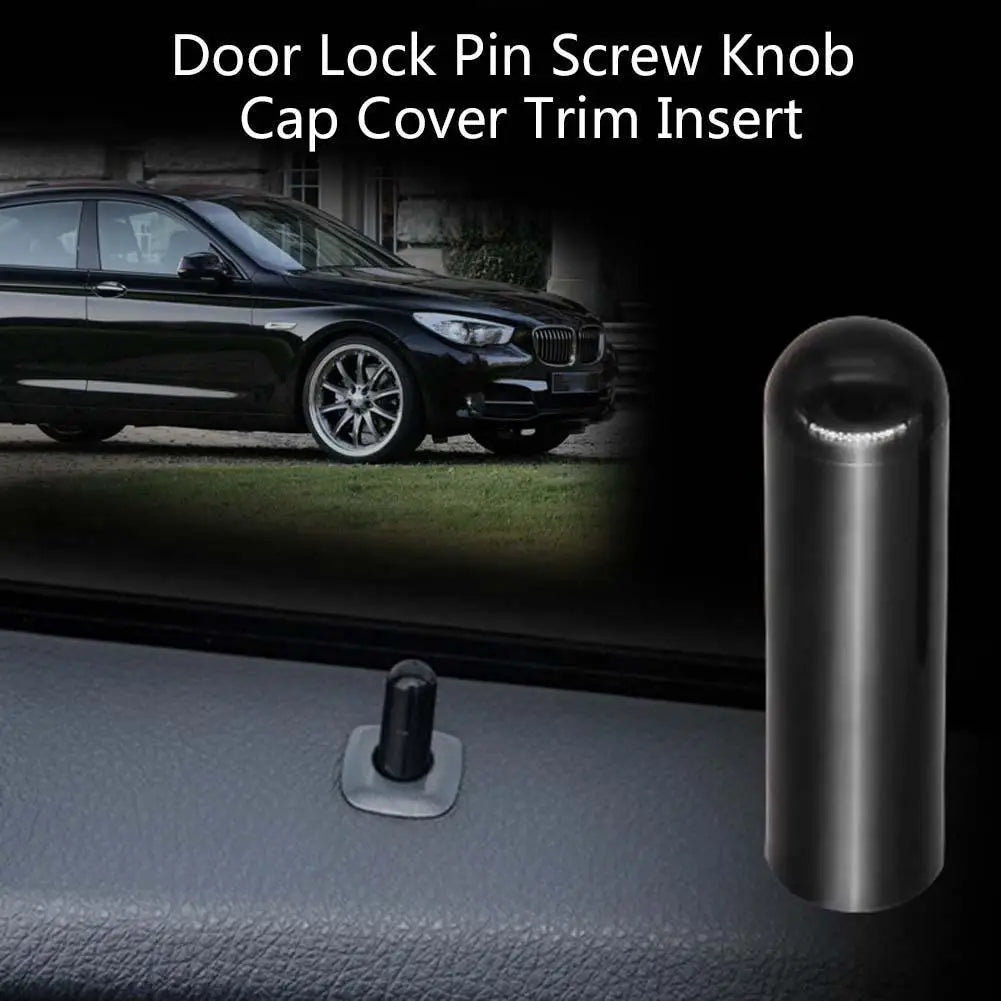 Car Door Lock Pin Covers - Security Latch Button Caps for BMW E60 E90 E70 E84 F10 F30 X5 X3 Series