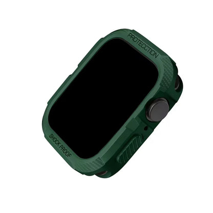 Rugged TPU Protective Case & Screen Protector for Apple Watch Series 5-9 & SE – 38mm-45mm iWatch Cover