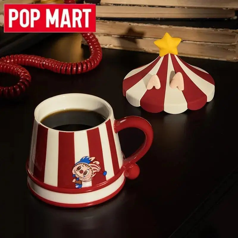 POP MART Labubu Ceramics Mug Blind Box – Why So Serious Series Cute Anime Collectible Toy & Halloween Gift