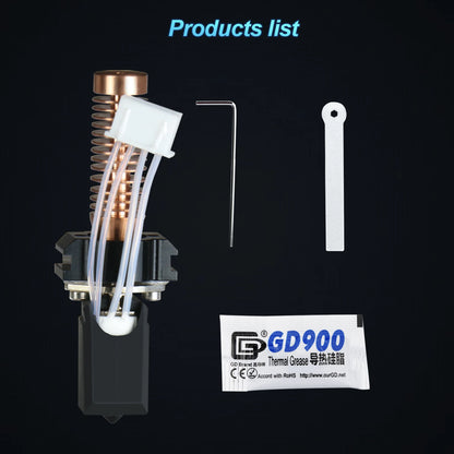 Hotend Kit for Flashforge Adventurer 5M/5M Pro - Ceramic Heating Block, 280℃ Hot End & Hard Steel Nozzle for 3D Printing