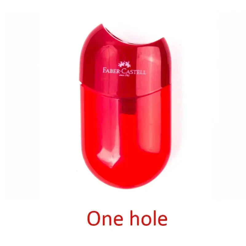 Double & Single Hole Transparent Pencil Sharpener – Creative Pen Knife for Kids & Students, School Supplies