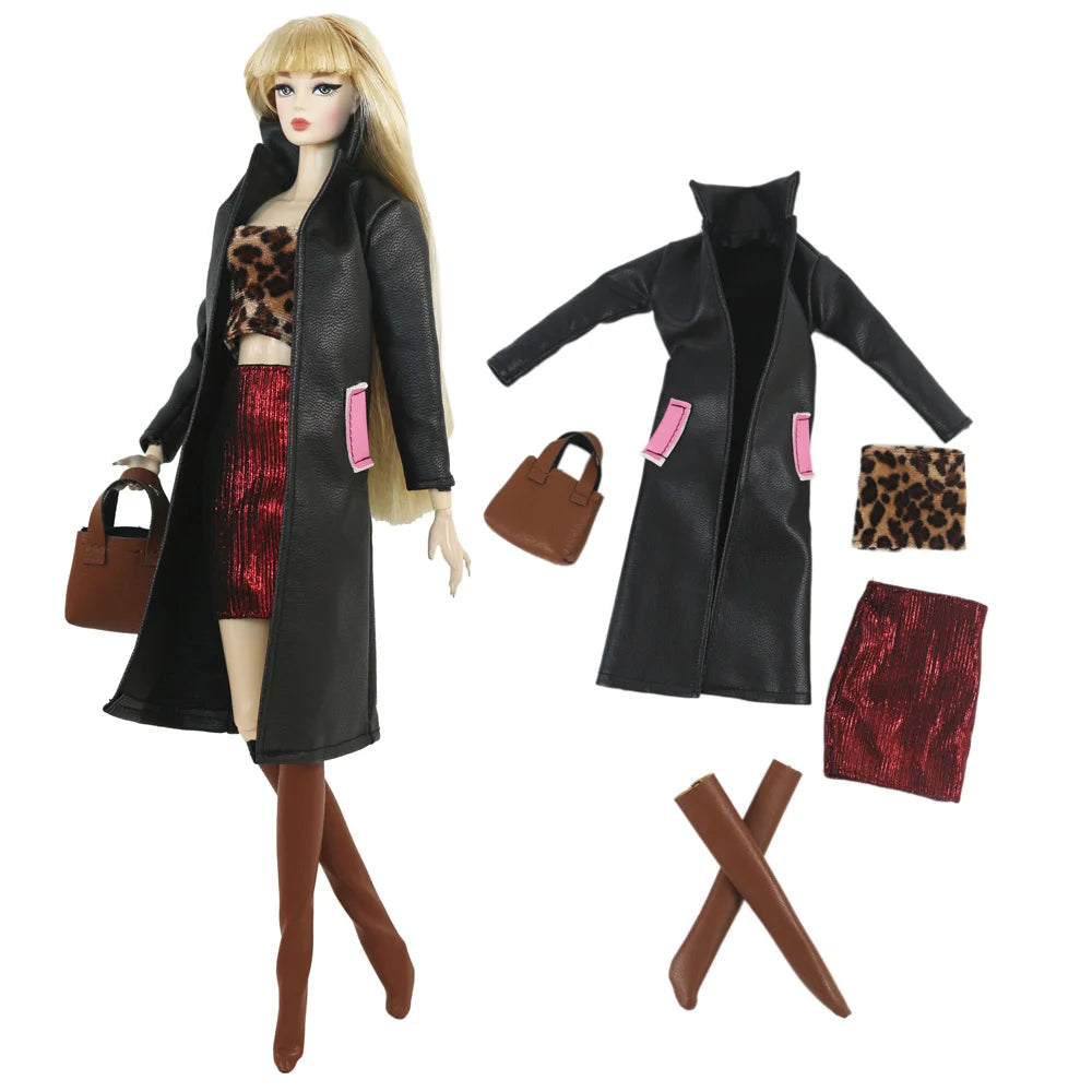 1:6 Scale Doll Clothes Set – Dress Outfit for 11.5-inch (30cm) Dolls, Multiple Styles for Girls’ Gifts