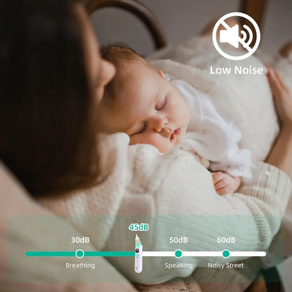 USB Rechargeable Electric Nasal Aspirator - Baby and Kids Nose Cleaner for Gentle Mucus Removal and Nasal Care