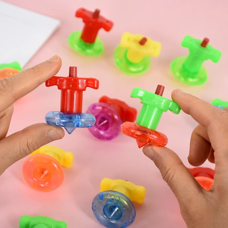 12/20pcs Mini Torsion Gyro Spinning Toys – Kids Party Favors, Christmas Gifts & Classroom Reward Prizes