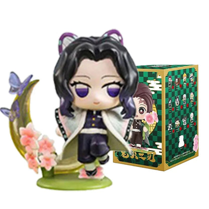 Anime Demon Slayer Blind Box Figures — 1-12pcs Tanjiro & Nezuko PVC Model Ornaments, Kids Christmas & Halloween Gift