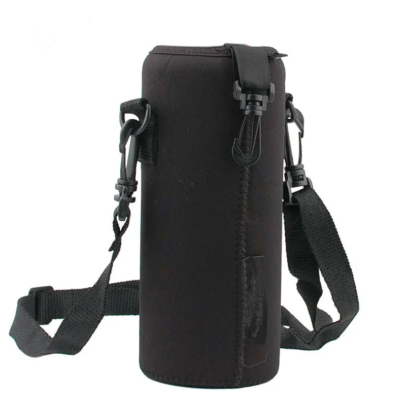 1000ML Neoprene Insulated Bottle Cooler Sleeve - Portable Carrying Case for Camping, Hiking & Sports Water Bottles