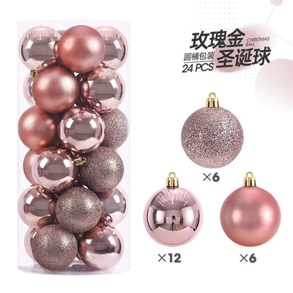 50PCS Christmas Tree Ornaments – Hanging Balls Baubles for Xmas 2025 Home Decor & 2026 New Year Gifts