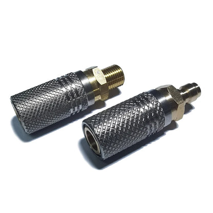Extended Air HPA Quick Release Adapter Socket – 1/8 BSPP (G1/8) 8mm Male Nipple for Fast Disconnect   2/2