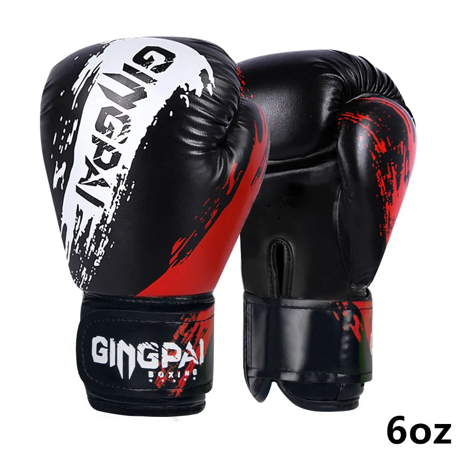 Adult Boxing Gloves - Comfortable Adjustable Punching & Sparring Mitts for Men - Black, Red, Blue Hand Protector