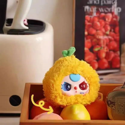 Baby Three Cute Fruit Plush Mystery Box — Stuffed Doll Blind Bag Toy for Girls, Perfect Birthday Gift