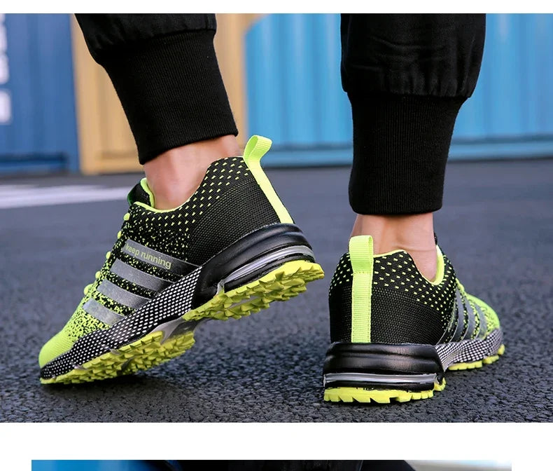 Men’s Air Cushion Running Shoes – Breathable Lightweight Marathon Sneakers for Athletic Training, Comfortable for Women