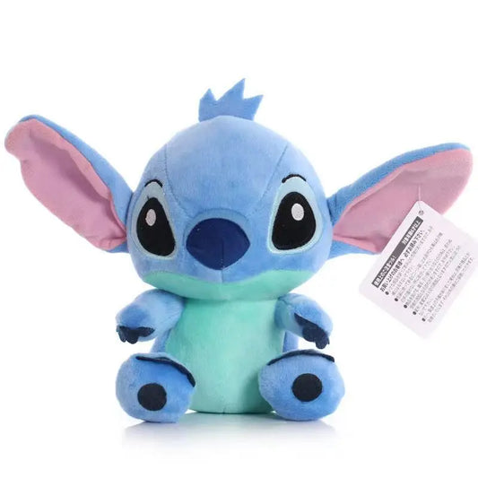 Disney Lilo & Stitch Plush Toys – Pink Lilo & Blue Stitch Stuffed Dolls, Cute Pendant Plush for Boys & Girls Birthday Gift