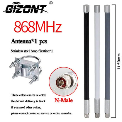 868MHz Fiberglass Omni Antenna – Outdoor Long-Range Antenna for Helium Bobcat Miner, Meshtastic, and LoRaWAN Hotspots