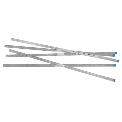 AZDENT Dental Diamond Polishing Strips – 5pc Stainless Steel Orthodontic IPR Fine & Medium Polish