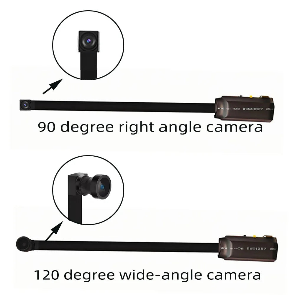 4K HD Portable Mini Camera – WiFi Wireless Remote Viewing & Mobile Monitoring DIY Small Camera