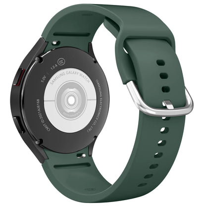 Samsung Galaxy Watch Soft Silicone Strap - Replacement Band for Watch FE/7/6/5/4, Watch 5 Pro and Watch 6 Classic 40mm–47mm