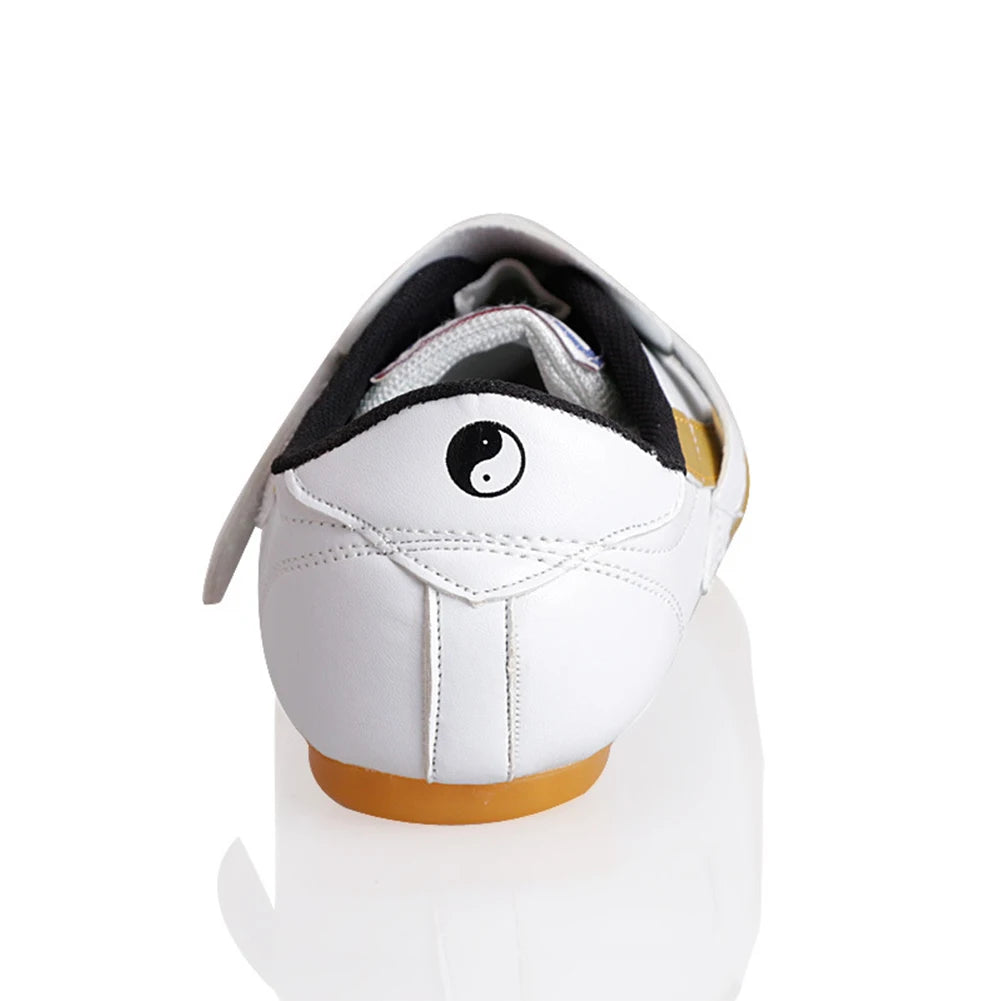 Breathable White Taekwondo & Martial Arts Shoes — Kung Fu, Wushu, Taichi, Karate & Wrestling Sneakers