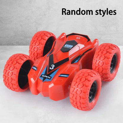 Kids Double-Sided Toy Car - Inertial Off-Road Vehicle with Anti-Collision Safety Design