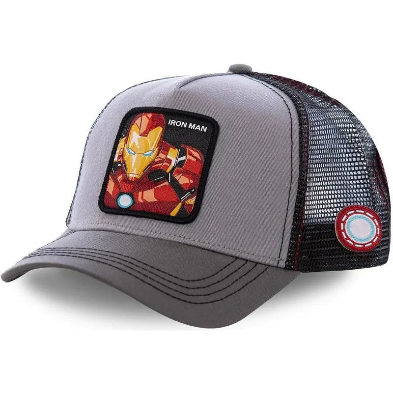 Marvel Superhero Baseball Cap – Spider-Man, Iron Man, Hulk, Captain America, Venom & Rocket Raccoon Anime Sports Leisure Hat