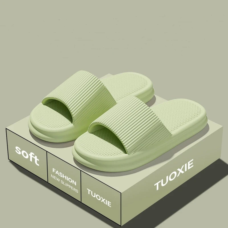 Unisex EVA Summer Slippers – Soft Non-Slip Home & Bathroom Slides for Men & Women, Comfortable Beach & Outdoor Sandals