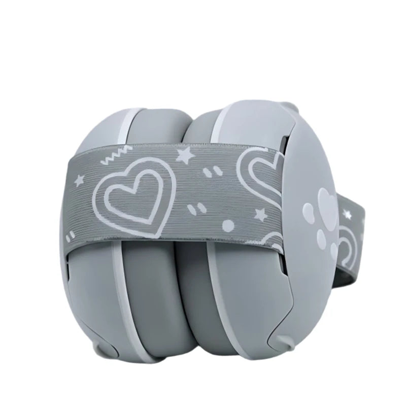 Baby Noise Reduction Earmuffs – Soft Elastic Hearing Protection Headphones for Infants and Toddlers for Sleep and Noisy Environments