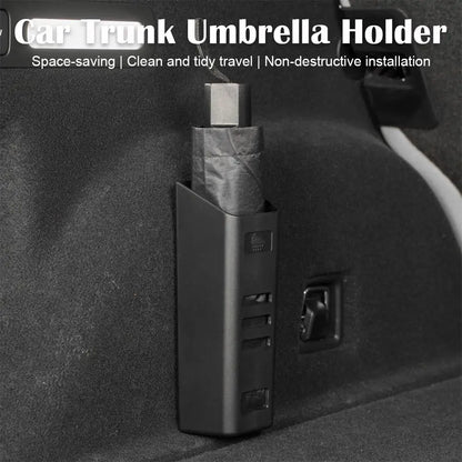 Car Umbrella Organizer - Multi-Purpose Interior Storage Rack for Umbrellas, Cups & Bottles