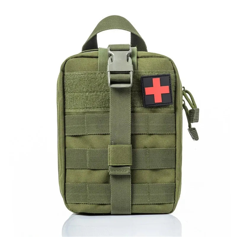 Outdoor First Aid Kit - EDC MOLLE Medical Survival Emergency Pack for Camping Hiking Fishing & Travel