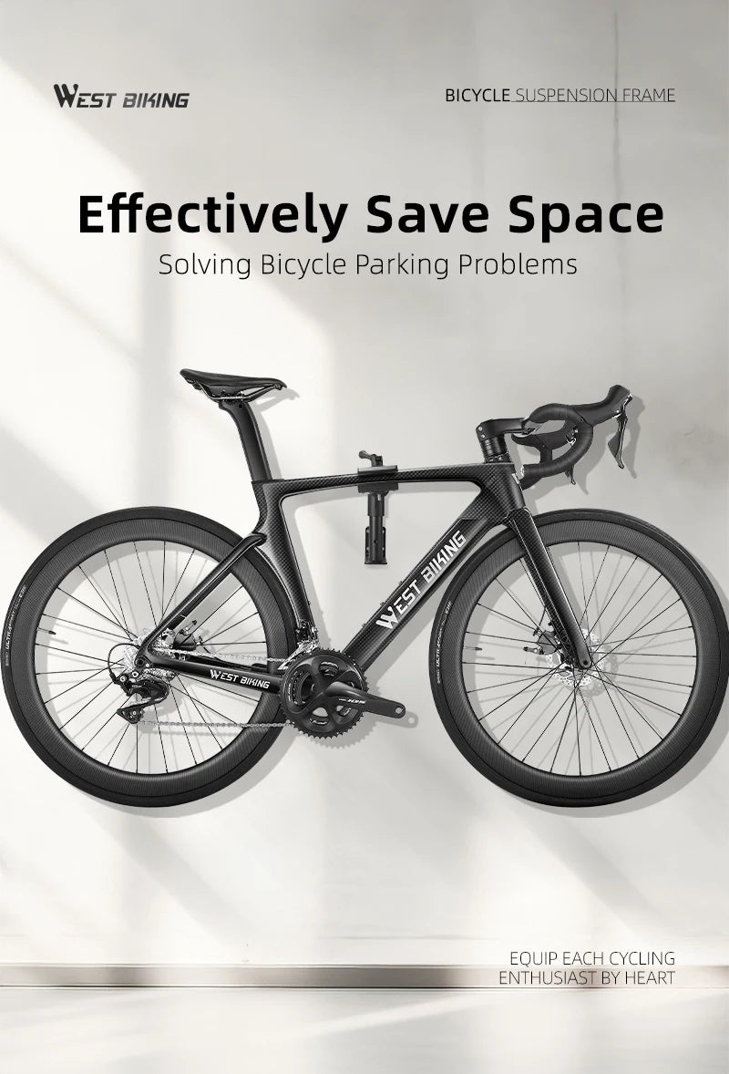 WEST BIKING Foldable Bike Repair & Display Stand – Multipurpose Wall/Floor Rack for Bicycle Storage & Maintenance