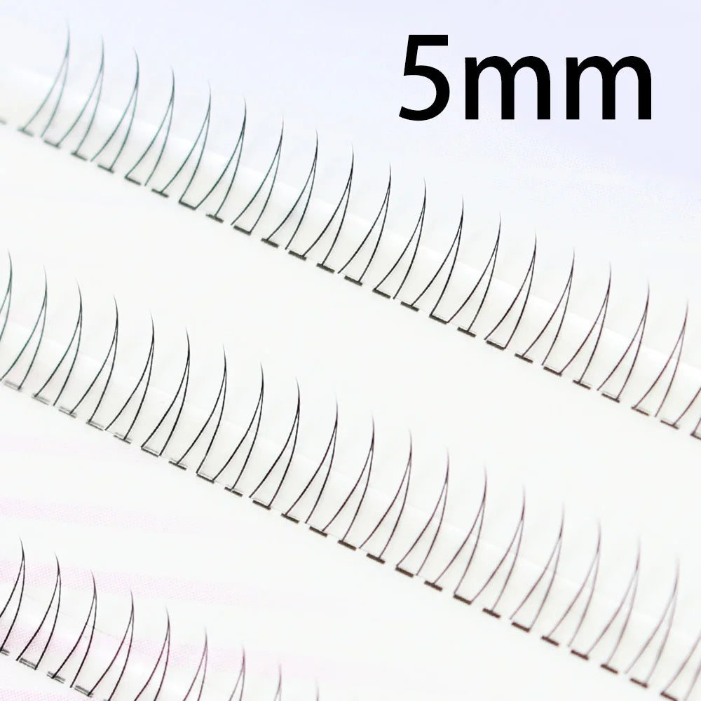 J Curl V-Shape Manga Under Eyelashes – Soft Black Bottom Lash Clusters for Natural Comic Eye Look