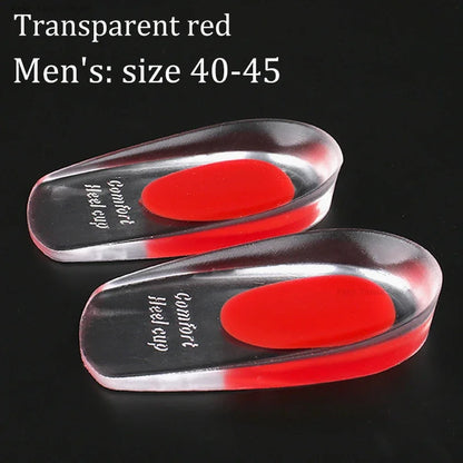 Silicone Heel Gel Pads – Soft Shock Absorbing Insoles for Pain Relief, Sports, and Foot Care