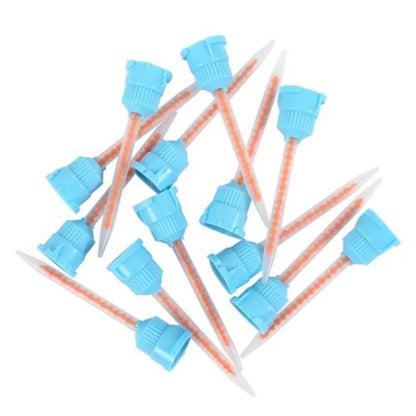 50pcs 10:1 Dental Silicone Rubber Mixing Heads for Dispensing Gun – Disposable Dentistry Materials