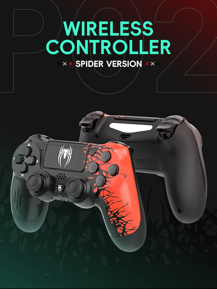 DATA FROG Wireless Bluetooth Game Controller – Spider Gamepad for PS4 Slim/Pro & PC Gaming Joystick
