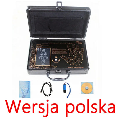 Quantum Magnetic Full Body Analyzer - Bioimpedance Resonance Scanning & Wellness Analysis Machine