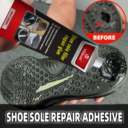 Waterproof Shoe Sole Repair Glue - Strong Durable Rubber Repair Sealant Paste for Crack Filling