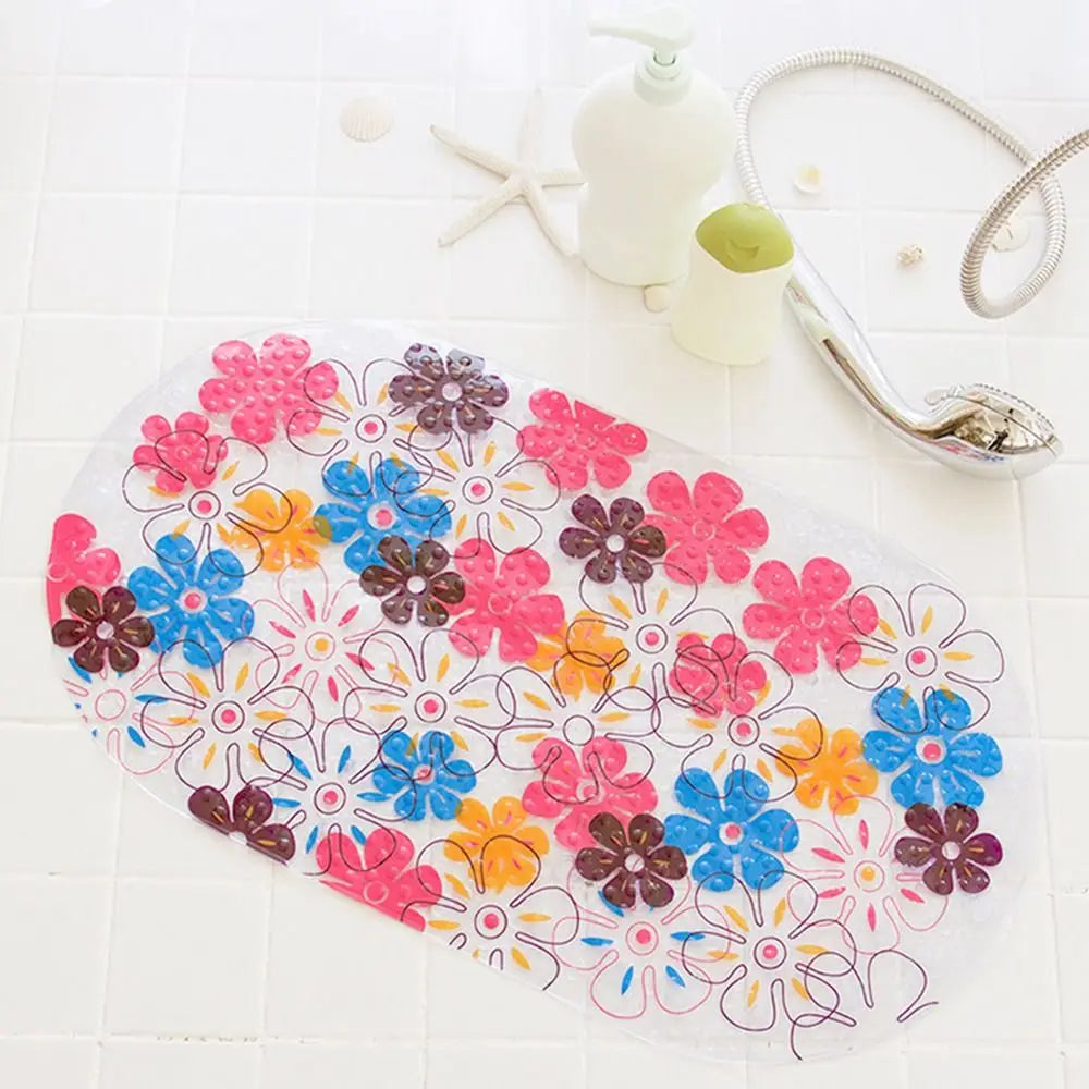 Soft PVC Anti-Slip Bath Mat – Massage Shower Pad for Bathtub & Bathroom Safety Carpet