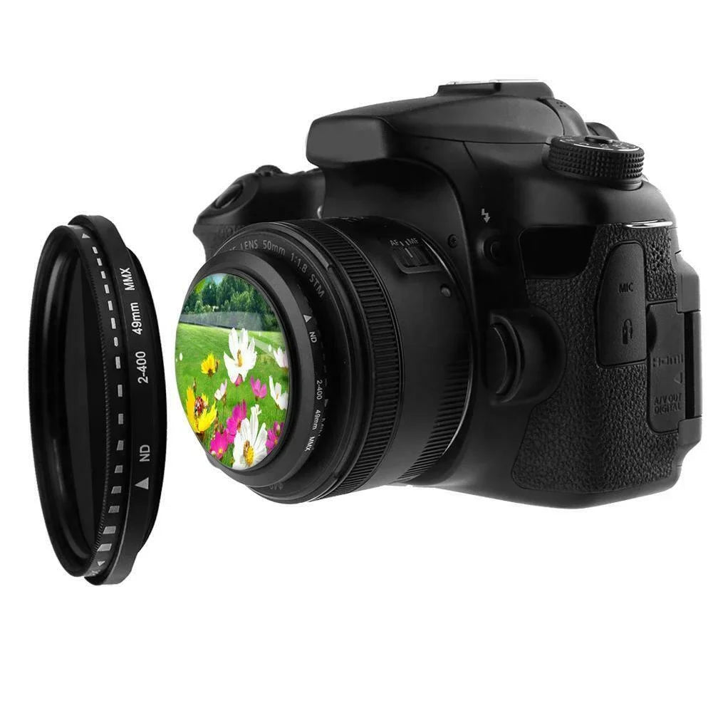 Adjustable Fader ND Filter ND2-ND400 – Variable Neutral Density Camera Lens Accessory for Enhanced Photography