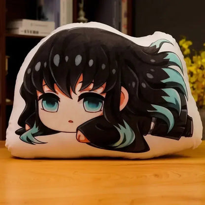 Demon Slayer Kimetsu no Yaiba Plush Cushion – Anime Dakimakura Pillow Tanjiro Nezuko Zenitsu Inosuke Kawaii Doll