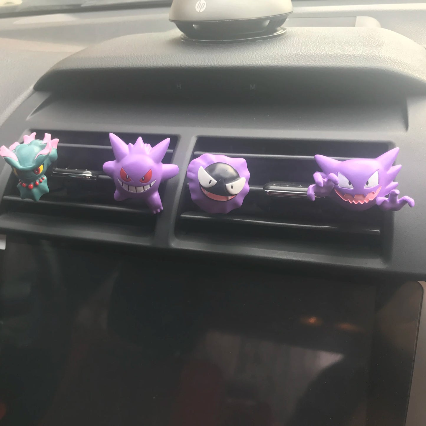 Ghost Pokémon Car Air Vent Figure - Gastly Gengar Haunter Duskull Anime Interior Ornament Gift